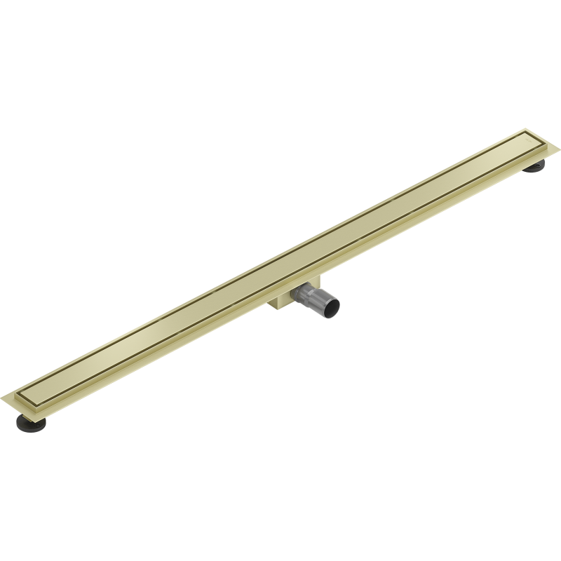 Mexen Flat M13 caniveau linéaire 2 en 1 110 cm, doré brossé - 1A10110