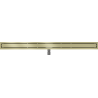 Mexen Flat M13 caniveau linéaire 2 en 1 110 cm, doré brossé - 1A10110