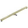 Mexen Flat M13 caniveau linéaire 2 en 1 130 cm, or brossé - 1A10130