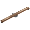 Mexen Flat 360° M13 canalisation linéaire rotative 2 en 1 90 cm, cuivre brossé - 1C10090-40