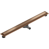 Mexen Flat 360° M13 canalisation linéaire rotative 2 en 1 90 cm, cuivre brossé - 1C10090-40
