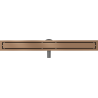 Mexen Flat 360° M13 canalisation linéaire rotative 2 en 1 100 cm, cuivre brossé - 1C10100-40