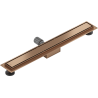 Mexen Flat M13 caniveau linéaire 2 en 1 50 cm, cuivre brossé - 1C10050-15