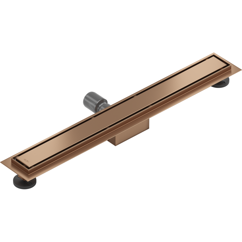 Mexen Flat M13 canalisation linéaire 2 en 1 60 cm, cuivre brossé - 1C10060-15