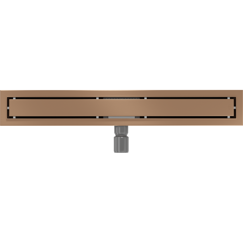 Mexen Flat M13 canalisation linéaire 2 en 1 60 cm, cuivre brossé - 1C10060-15