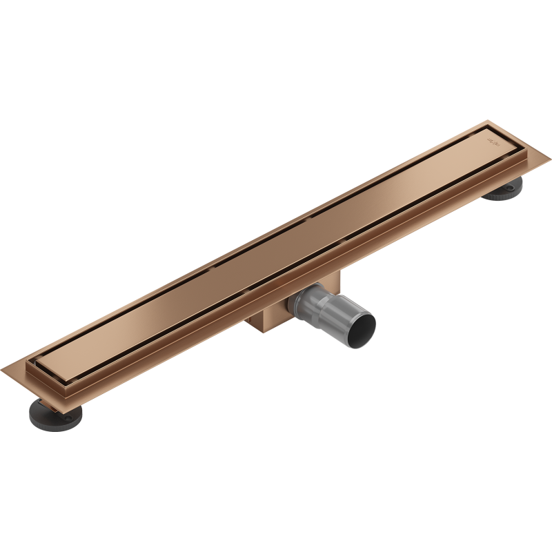 Mexen Flat M13 canal de douche linéaire 2 en 1 70 cm, cuivre brossé - 1C10070-15