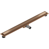 Mexen Flat M13 écoulement linéaire 2 en 1 80 cm, cuivre brossé - 1C10080-15