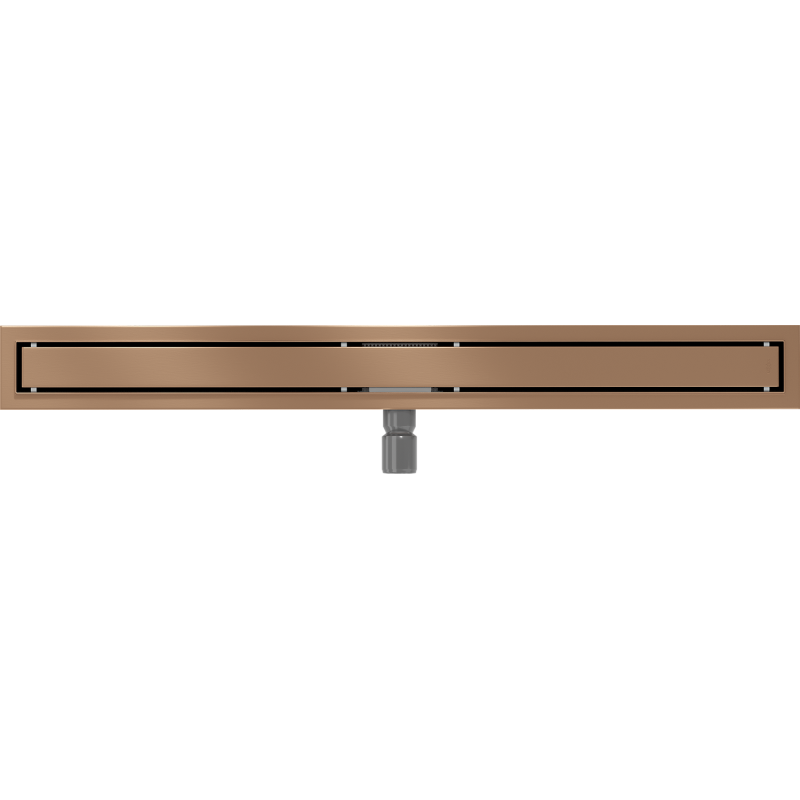 Mexen Flat M13 écoulement linéaire 2 en 1 80 cm, cuivre brossé - 1C10080-15