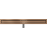 Mexen Flat M13 écoulement linéaire 2 en 1 80 cm, cuivre brossé - 1C10080-15