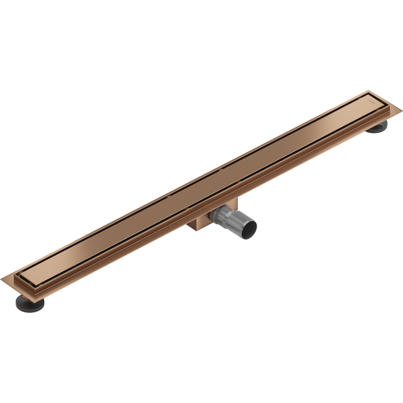 Mexen Flat M13 évacuation linéaire 2 en 1 90 cm, cuivre brossé - 1C10090-15
