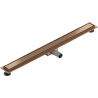 Mexen Flat M13 évacuation linéaire 2 en 1 90 cm, cuivre brossé - 1C10090-15