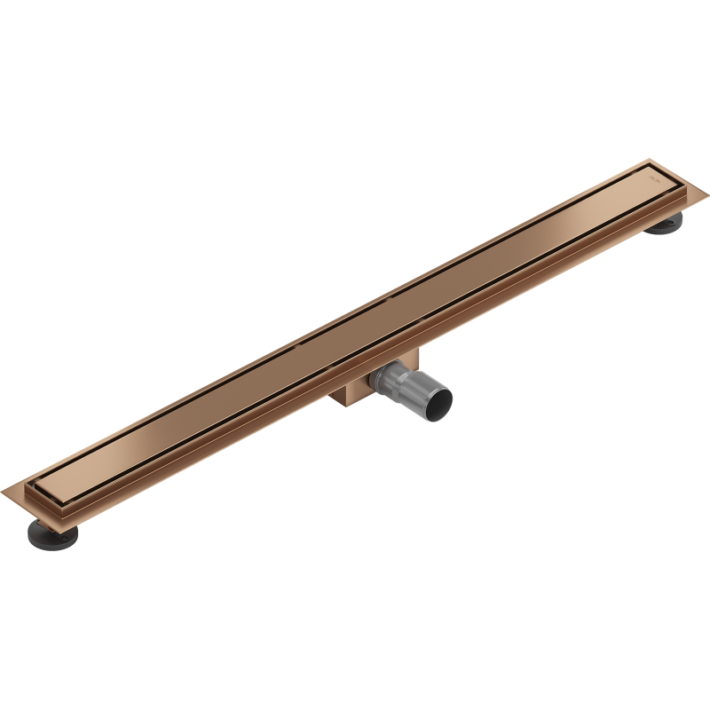 Mexen Flat M13 drain linéaire 2-en-1 100 cm, cuivre brossé - 1C10100-15