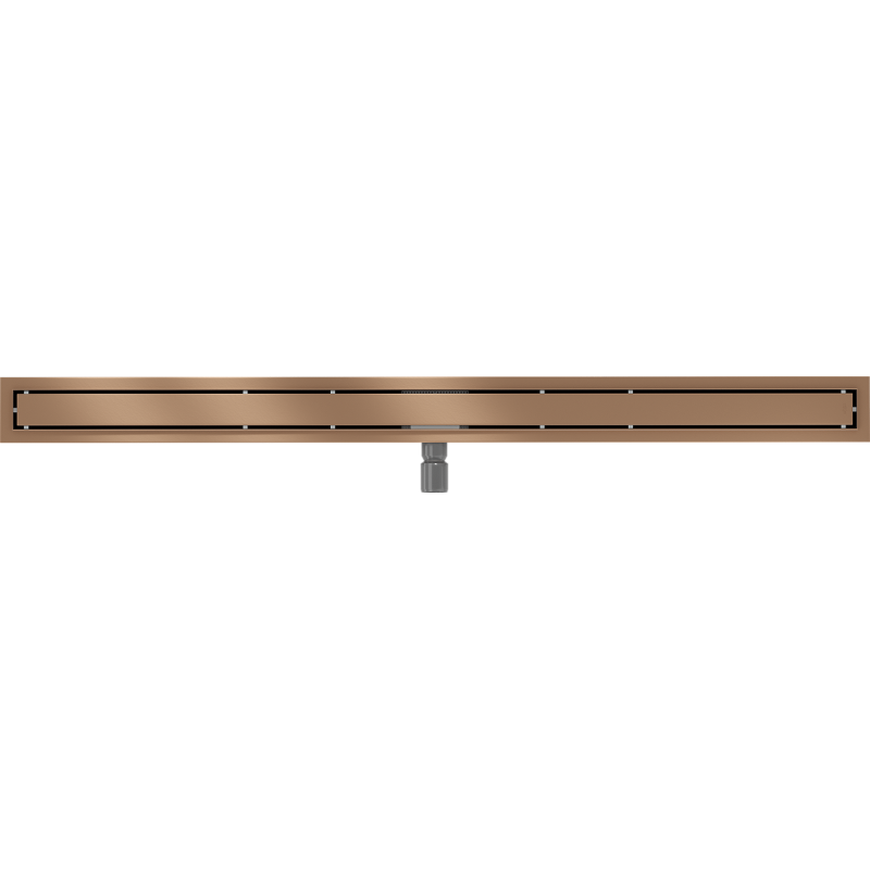 Mexen Flat M13 caniveau linéaire 2 en 1 120 cm, cuivre brossé - 1C10120