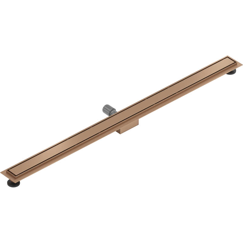 Mexen Flat M13 caniveau linéaire 2 en 1 130 cm, cuivre brossé - 1C10130