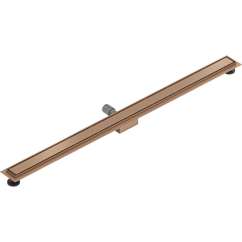 Mexen Flat M13 écoulement linéaire 2 en 1 150 cm, cuivre brossé - 1C10150