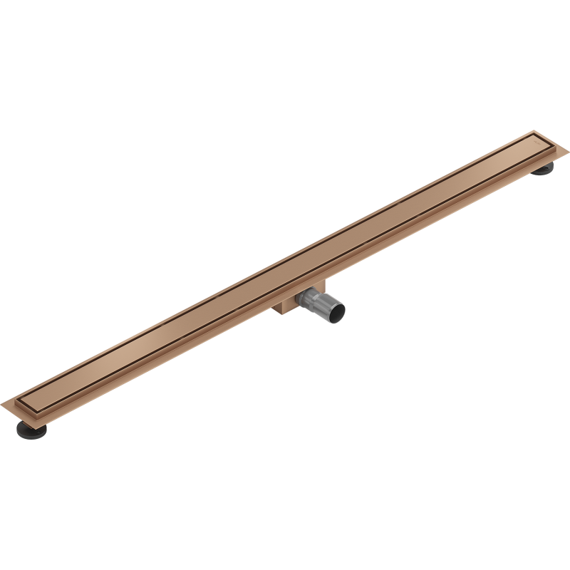 Mexen Flat M13 écoulement linéaire 2 en 1 150 cm, cuivre brossé - 1C10150