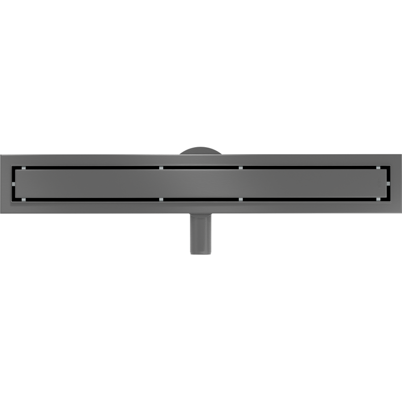 Mexen Flat 360° M13 caniveau de douche linéaire rotatif 2 en 1 50 cm, gris canon brossé - 1E10050-40