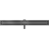Mexen Flat 360° M13 drain line rotatif 2 en 1 80 cm, gris canon brossé - 1E10080-40