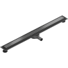 Mexen Flat 360° M13 écoulement linéaire rotatif 2 en 1 90 cm, gris fusil brossé - 1E10090-40