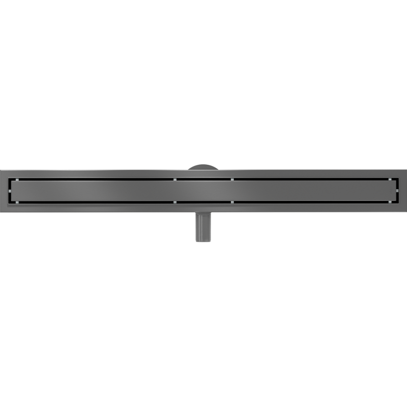 Mexen Flat 360° M13 écoulement linéaire rotatif 2 en 1 90 cm, gris fusil brossé - 1E10090-40