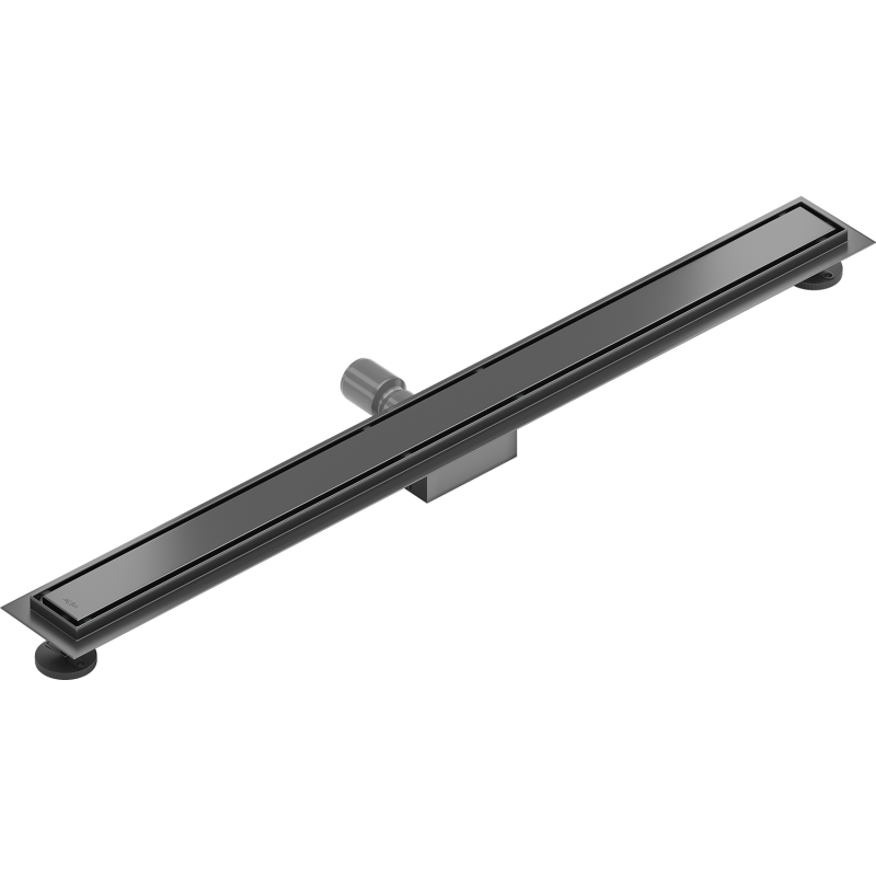 Mexen Flat M13 caniveau linéaire 2 en 1, 90 cm, gris fusil brossé - 1E10090-15
