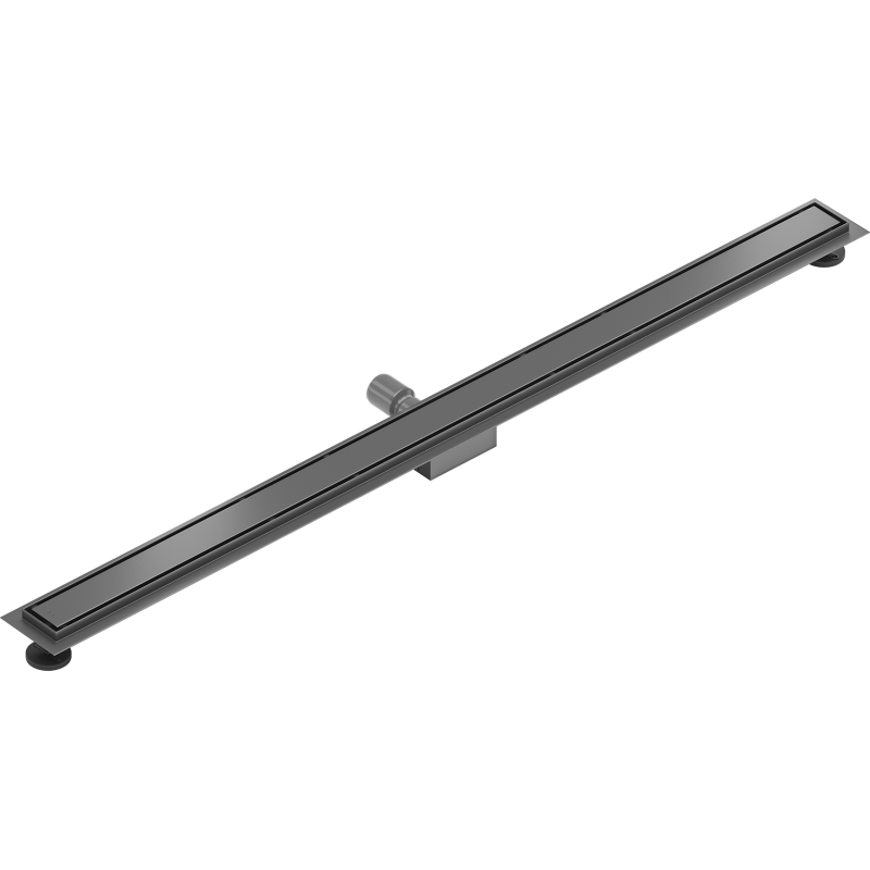 Mexen Flat M13 drain linéaire 2-en-1 110 cm, gris acier brossé - 1E10110