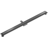 Mexen Flat M13 drain linéaire 2-en-1 110 cm, gris acier brossé - 1E10110