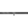 Mexen Flat M13 caniveau linéaire 2 en 1 130 cm, gris pistolet brossé - 1E10130