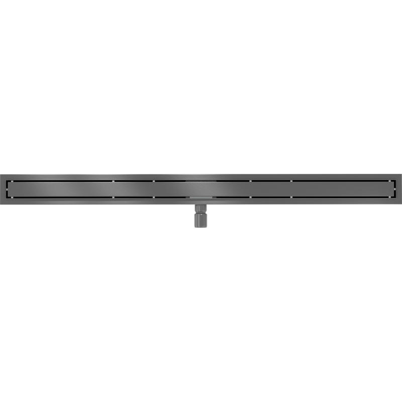 Mexen Flat M13 caniveau d'évacuation 2 en 1 140 cm, gris pistolet brossé - 1E10140