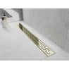 Mexen Flat 360° M15 caniveau linéaire rotatif 90 cm, doré - 1524090-40