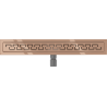 Mexen Flat M15 caniveau linéaire 50 cm, or rose - 1624050-15