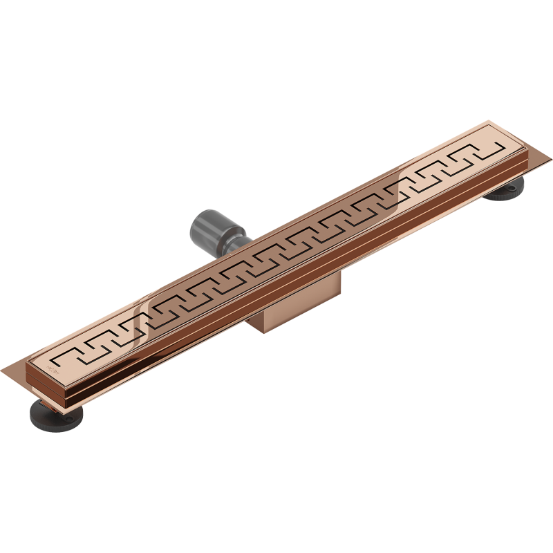 Mexen Flat M15 drain linéaire 60 cm, or rose - 1624060-15