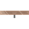 Mexen Flat M15 drain linéaire 60 cm, or rose - 1624060-15