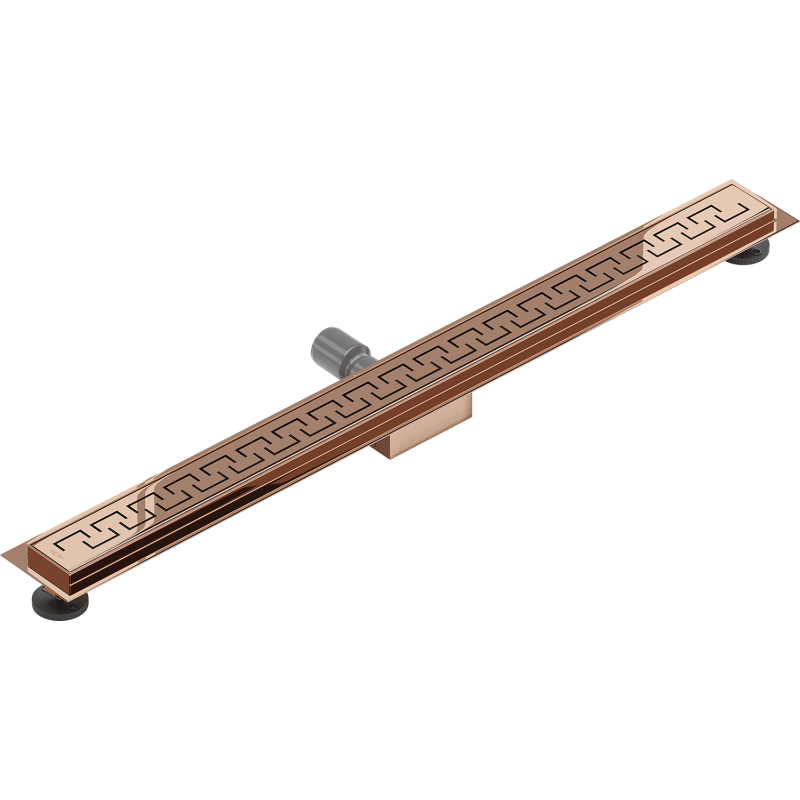 Mexen Flat M15 drain linéaire 80 cm, or rose - 1624080-15