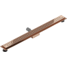 Mexen Flat M15 drain linéaire 80 cm, or rose - 1624080-15