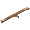 Mexen Flat M15 caniveaux linéaires 100 cm, or rose - 1624100-15