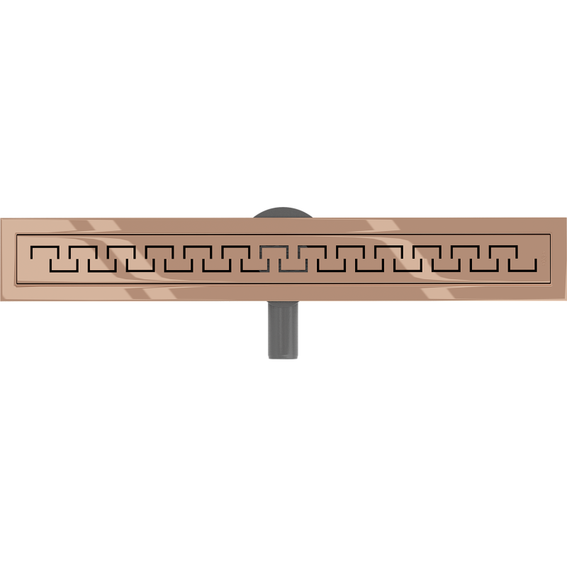 Mexen Flat 360° M15 drain linéaire rotatif 70 cm, or rose - 1624070-40