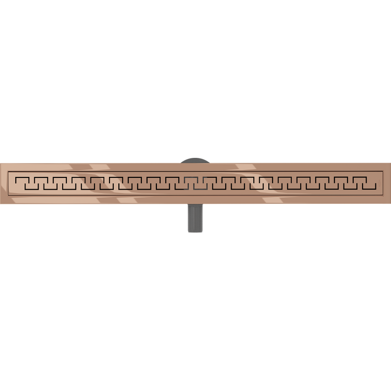 Mexen Flat 360° M15 caniveau linéaire pivotant 90 cm, or rose - 1624090-40