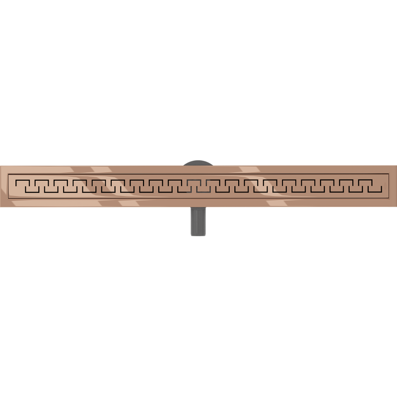 Mexen Flat 360° M15 drain linéaire pivotant 100 cm, or rose - 1624100-40