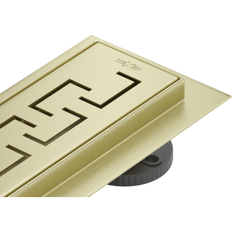Mexen Flat M15 drain linéaire 90 cm, doré brossé - 1A24090-15
