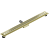 Mexen Flat M15 drain linéaire 90 cm, doré brossé - 1A24090-15