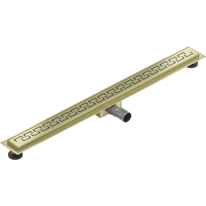 Mexen Flat M15 caniveau linéaire 100 cm, doré brossé - 1A24100-15