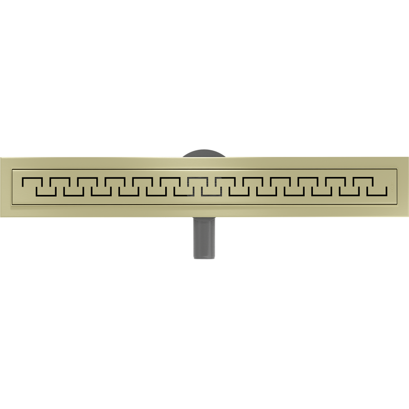 Mexen Flat 360° M15 drain linéaire rotatif 70 cm, or brossé - 1A24070-40