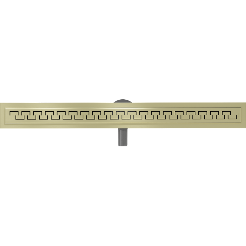 Mexen Flat 360° M15 drain de sol linéaire rotatif 80 cm, or brossé - 1A24080-40
