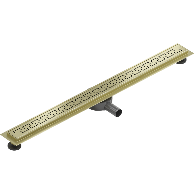 Mexen Flat 360° M15 drain linéaire pivotant 100 cm, or brossé - 1A24100-40