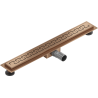 Mexen Flat M15 évacuation linéaire 50 cm, cuivre brossé - 1C24050-15
