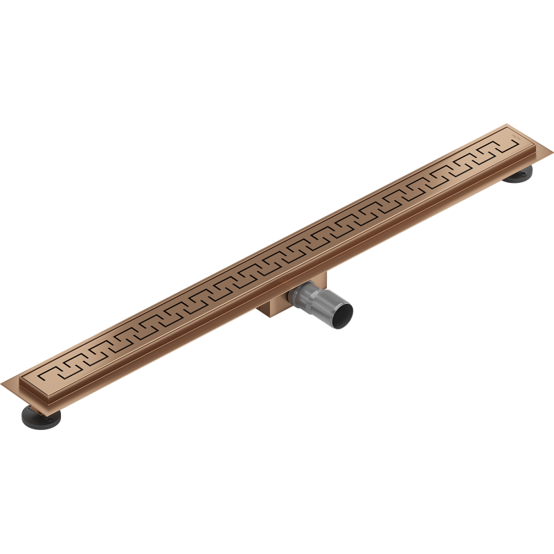Mexen Flat M15 caniveau de douche linéaire 80 cm, cuivre brossé - 1C24080-15