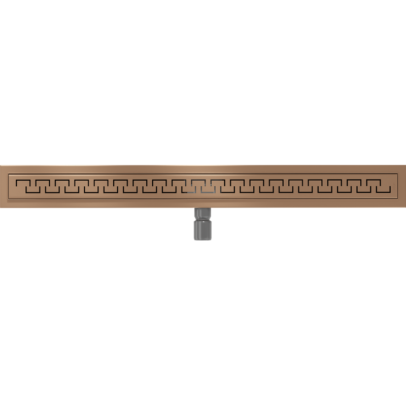 Mexen Flat M15 drain linéaire 100 cm, cuivre brossé - 1C24100-15