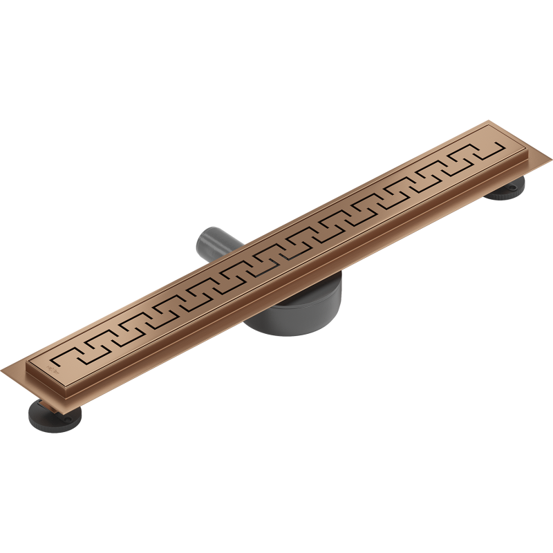 Mexen Flat 360° M15 drain linéaire rotatif 50 cm, cuivre brossé - 1C24050-40