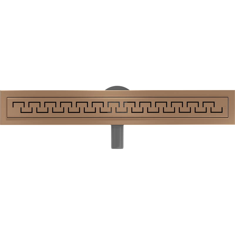 Mexen Flat 360° M15 évacuation linéaire pivotante 60 cm, cuivre brossé - 1C24060-40